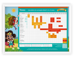 Calendário de vacinação infantil da beep saúde